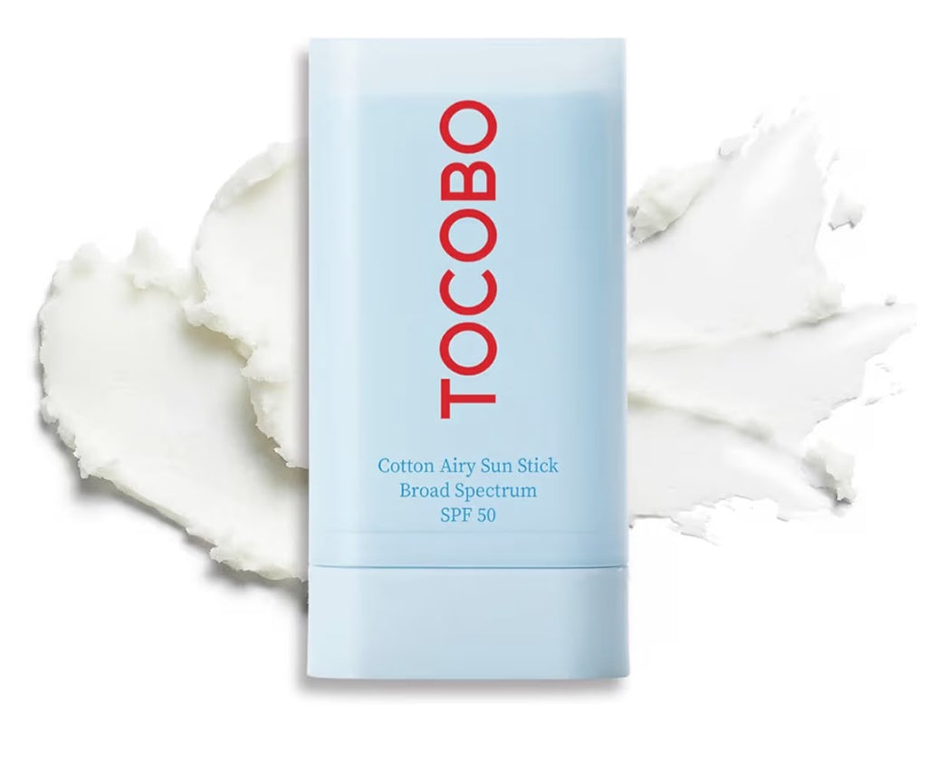 TOCOBO Cotton Airy Sun Stick SPF 50 - Protector solar